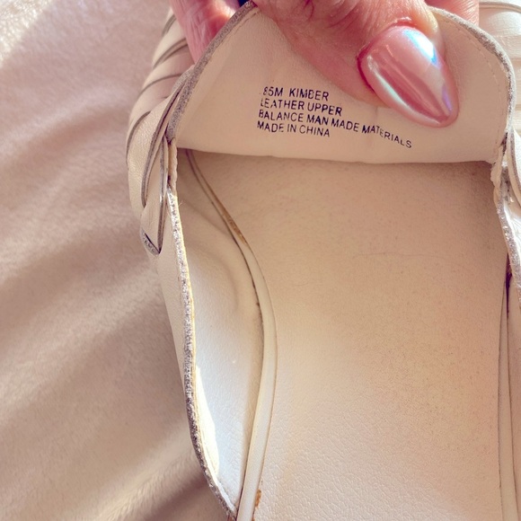 Treasure & Bond Woven Leather Mules | Size 8.5 | Cream Slip-On Flats - Picture 8 of 8